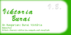 viktoria burai business card